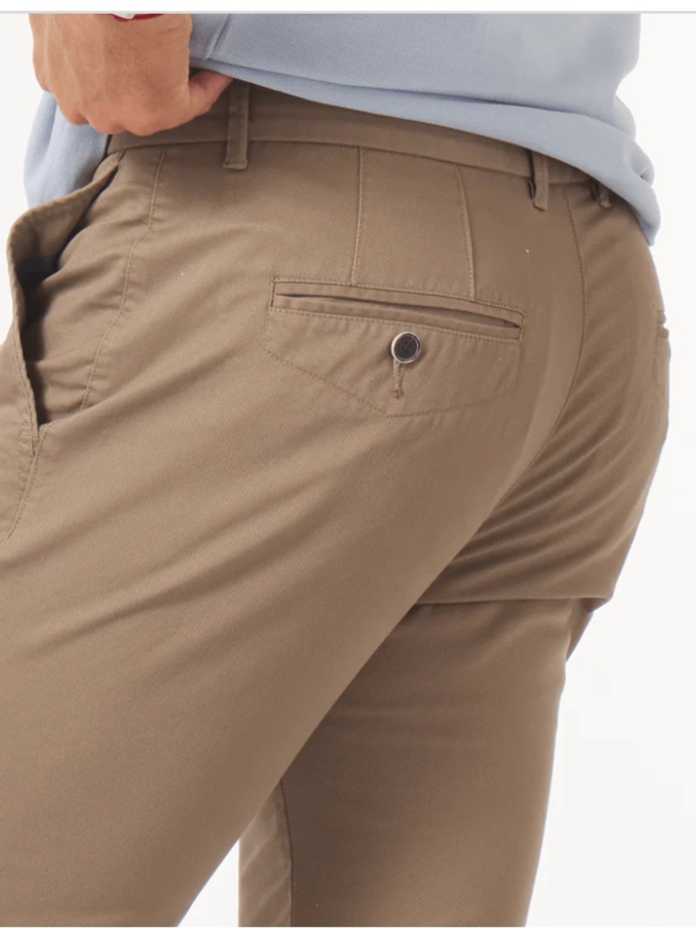 Perk Feel Good Chinos Slim Fit Dark Khaki 36 x 29 - Picture 7 of 9